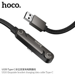 Hoco. U150 Cable USB-Type C 36W Con Soporte
